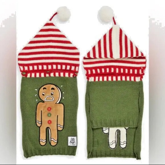 WHOOPI GOLDBERG Broken Cookie Dog Sweater & Beanie Set Size Medium New w/Tag - Picture 2 of 10